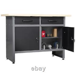 Armoire murale pour outils suspendus en métal de grande taille, armoire de rangement pour garage