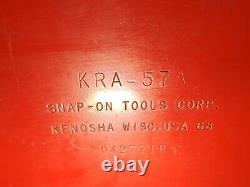Boîte À Outils Vintage Snap-on Kra-57 Boîte À Outils Coffret Top Box 1968-1970 Collectors Article