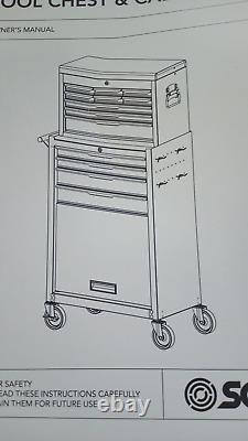 Boîte à outils à tiroirs Sgs Mechanics 13 et armoire à roulettes Stc5000 Rs1455