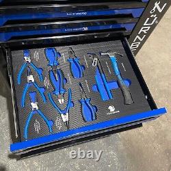 Chariot XXL pour coffre à outils avec 7 tiroirs, dont 6 pleins d'outils