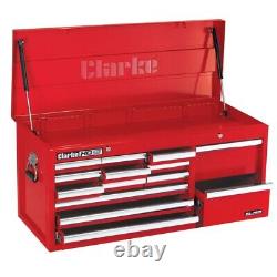 Coffre à outils Clarke rouge extra large HD Plus 14 tiroirs Cbb224c 7638067