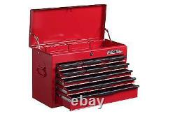 Coffre à outils Hilka avec outils Ensemble d'outils de 270 pièces dans un coffret de rangement en métal rouge à 9 tiroirs