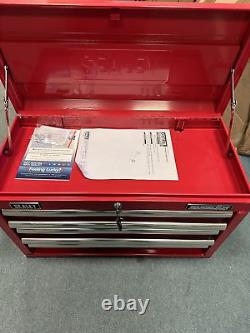 Coffre à outils rouge Sealey Topchest 5 tiroirs avec coureurs à billes AP33059