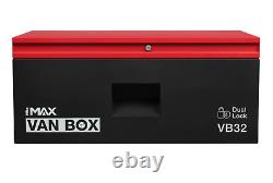 Coffre de rangement d'outils Hilka Van Box 32 - Coffre-fort de sécurité sur site pour boîte à outils VB32
