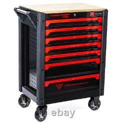 Coffret à outils Cabinet Box X-large Rollcab avec glissières à roulement à billes et outils