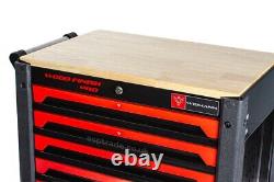 Coffret à outils Cabinet Box X-large Rollcab avec glissières à roulement à billes et outils