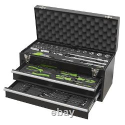 Coffret à outils portable Sealey Siegen 2 tiroirs avec ensemble d'outils de 90 pièces S01055