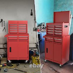 Organisateur d'armoire à outils à tiroirs roulants 5 tiroirs, grande capacité de rangement des outils