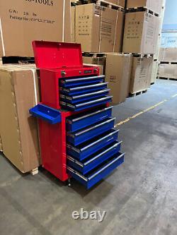 Outil de Pro Tools Red Blue Coffre à outils abordable Rollcab Steel Box Roller Cabinet
