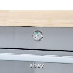 SGS 72 pouces en acier inoxydable 15 tiroirs établi boîte à outils coffre armoire