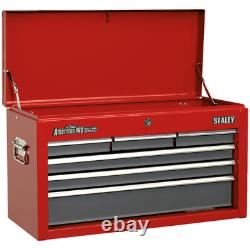 Sealey American Pro 6 Tiroir Outil Chest Rouge / Gris
