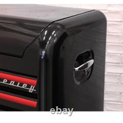Sealey Premier Retro Style 4 Tiroir Coffret Noir / Rouge