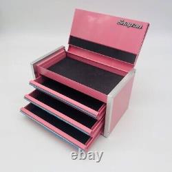Snap On Snap-on Miniature Micro Tool Box Top Chest Rose - Nouveau