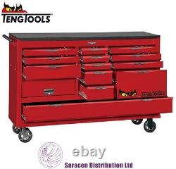 Teng 67in. Pro Bête Cabinet Roller Tool Chest, 13 Drawer- Tcw814n