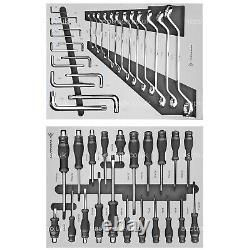 Tool Trolley Cabinet Avec Outils Steel Workshop Boîte À Outils Porte Poitrine De Stockage